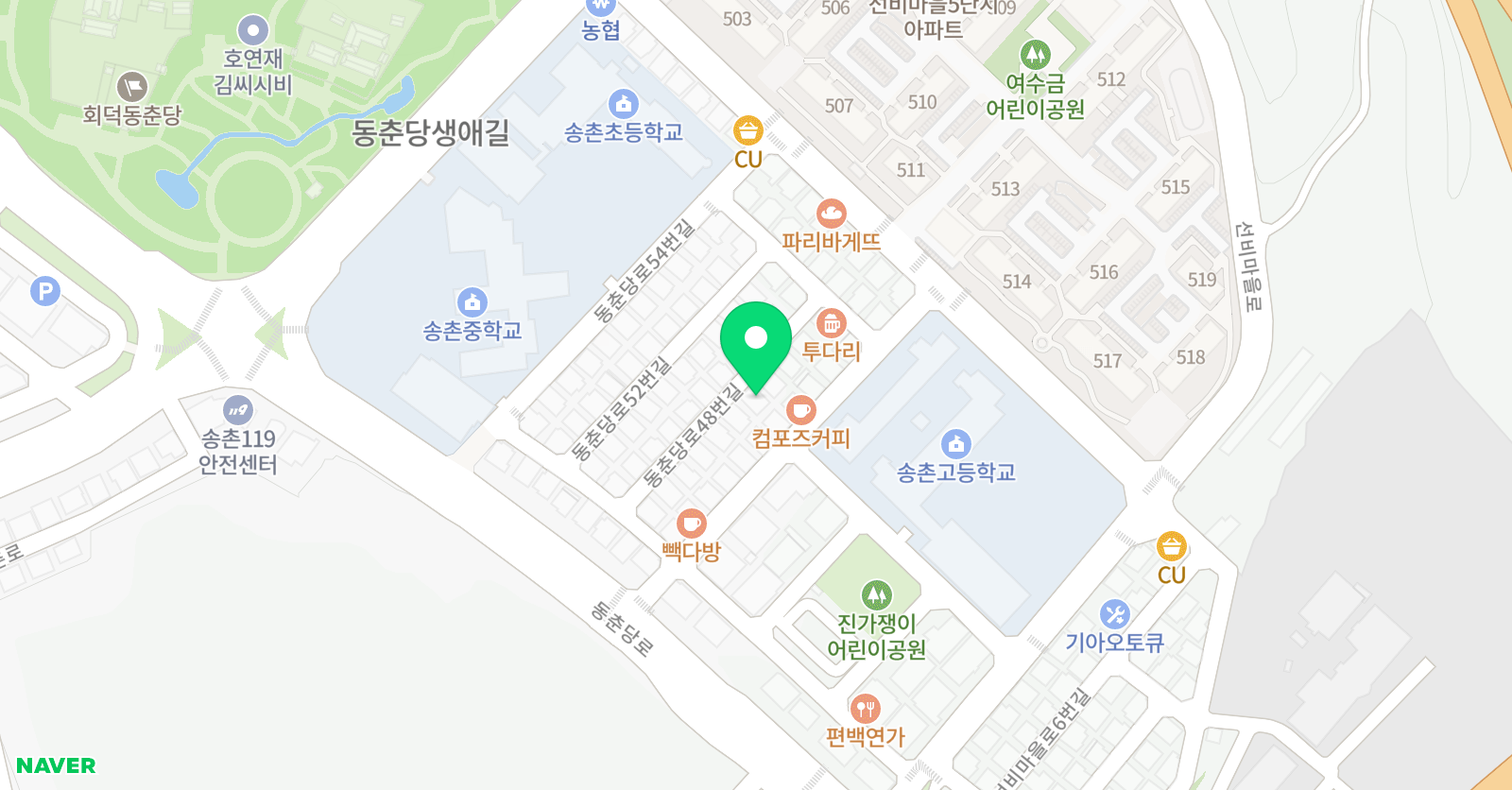 소망 영재수학 위치