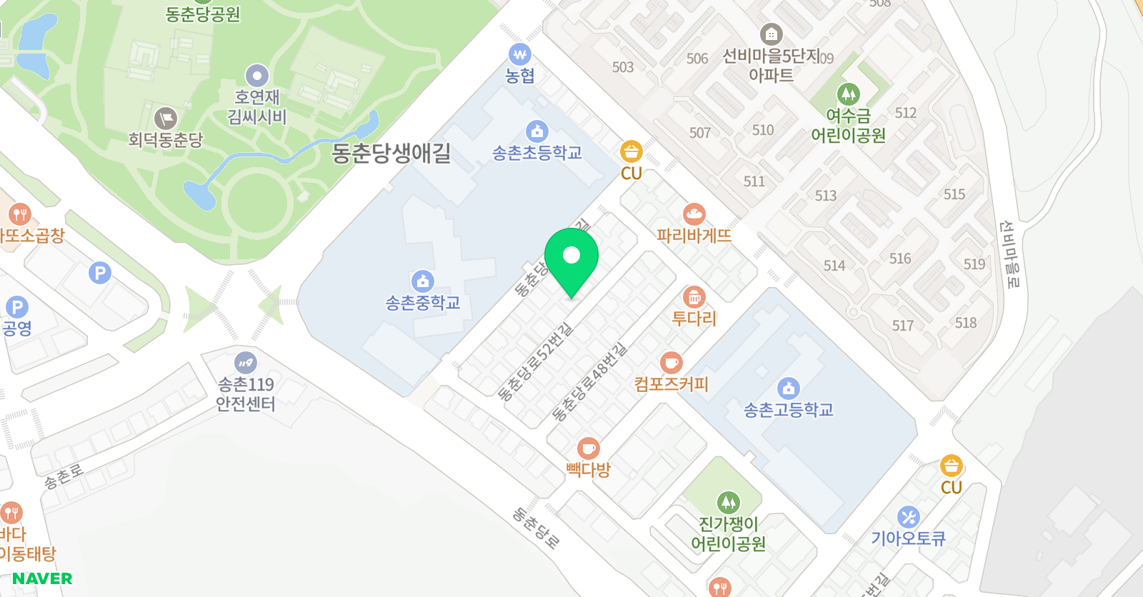 장쌤피아노음악학원 위치