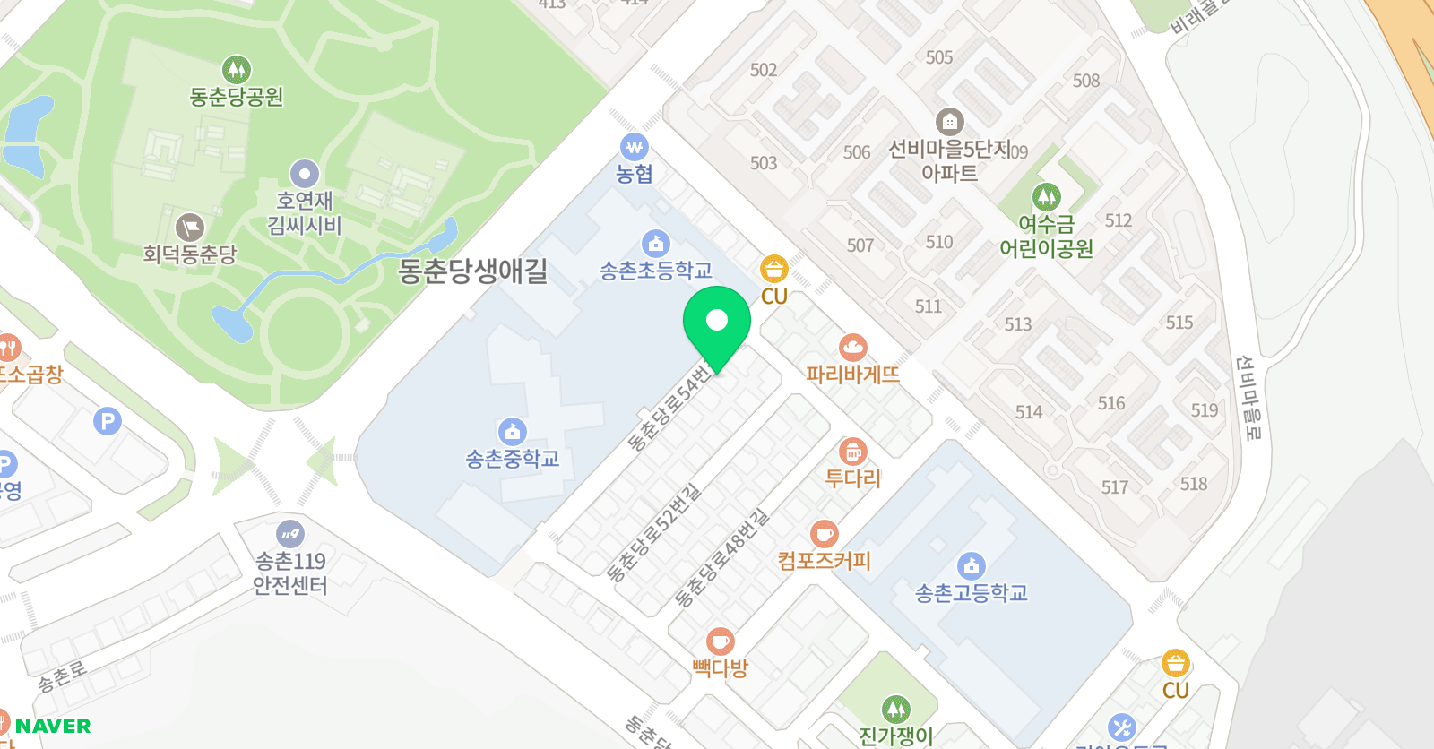 조이스 감성미술 위치