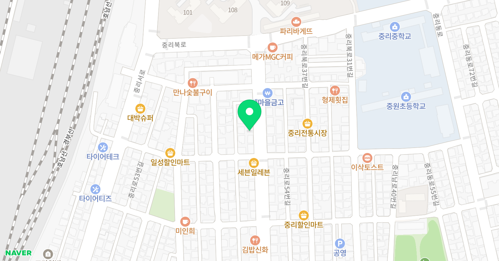 김쌤 전문학원 위치