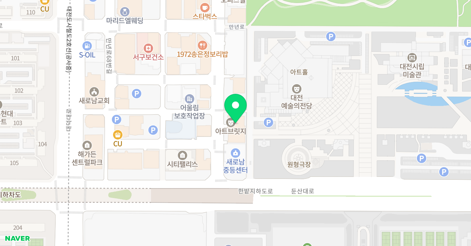 KAGE 영재교육학술원 대전본원 위치