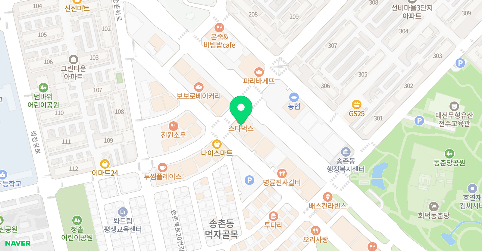 송설 수학학원 위치