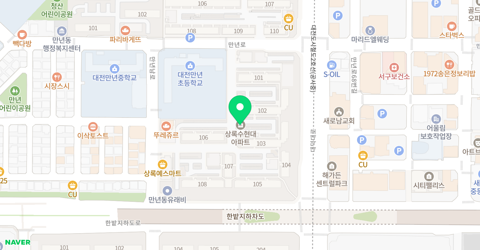 생각 영어 위치