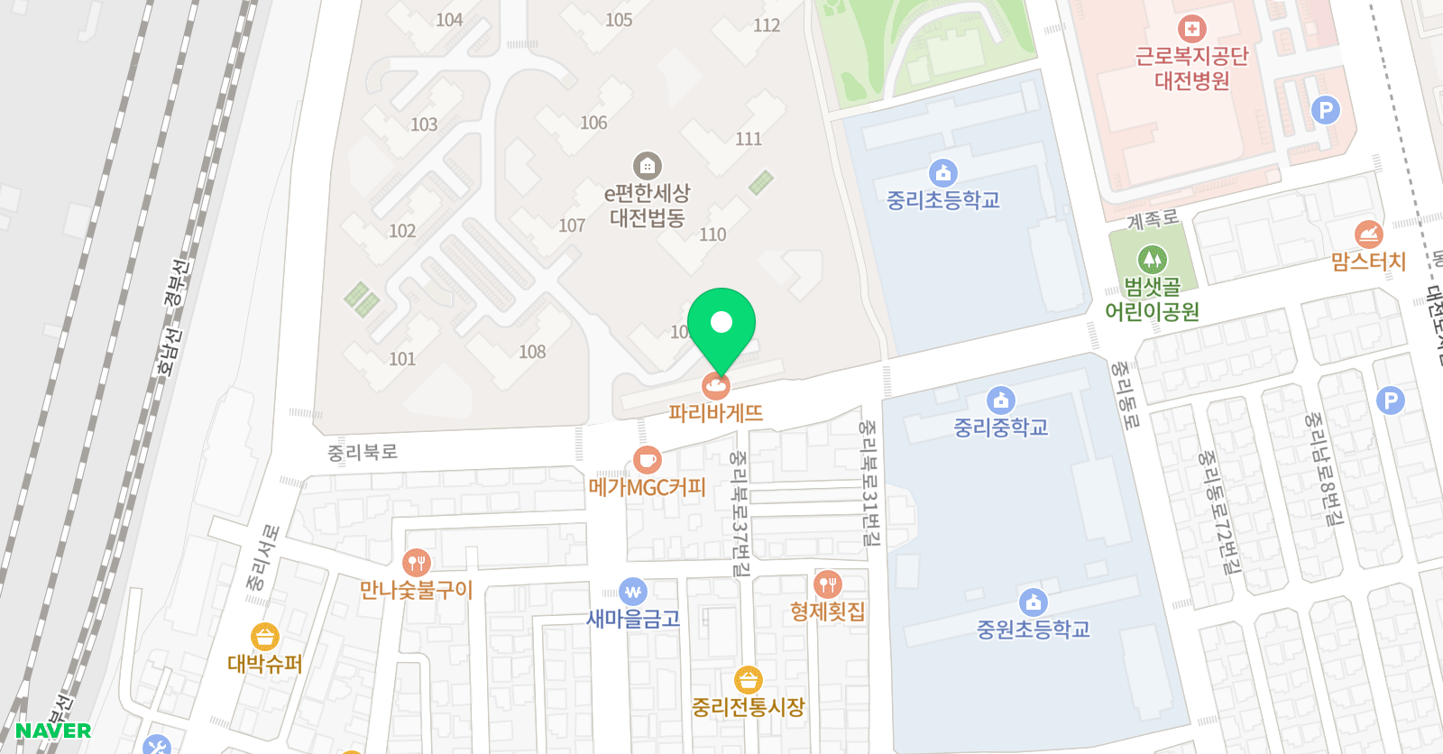 스마트해법영어 중리이편한교실 위치