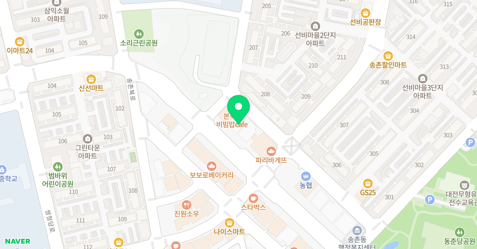 HM 수학전문학원 위치