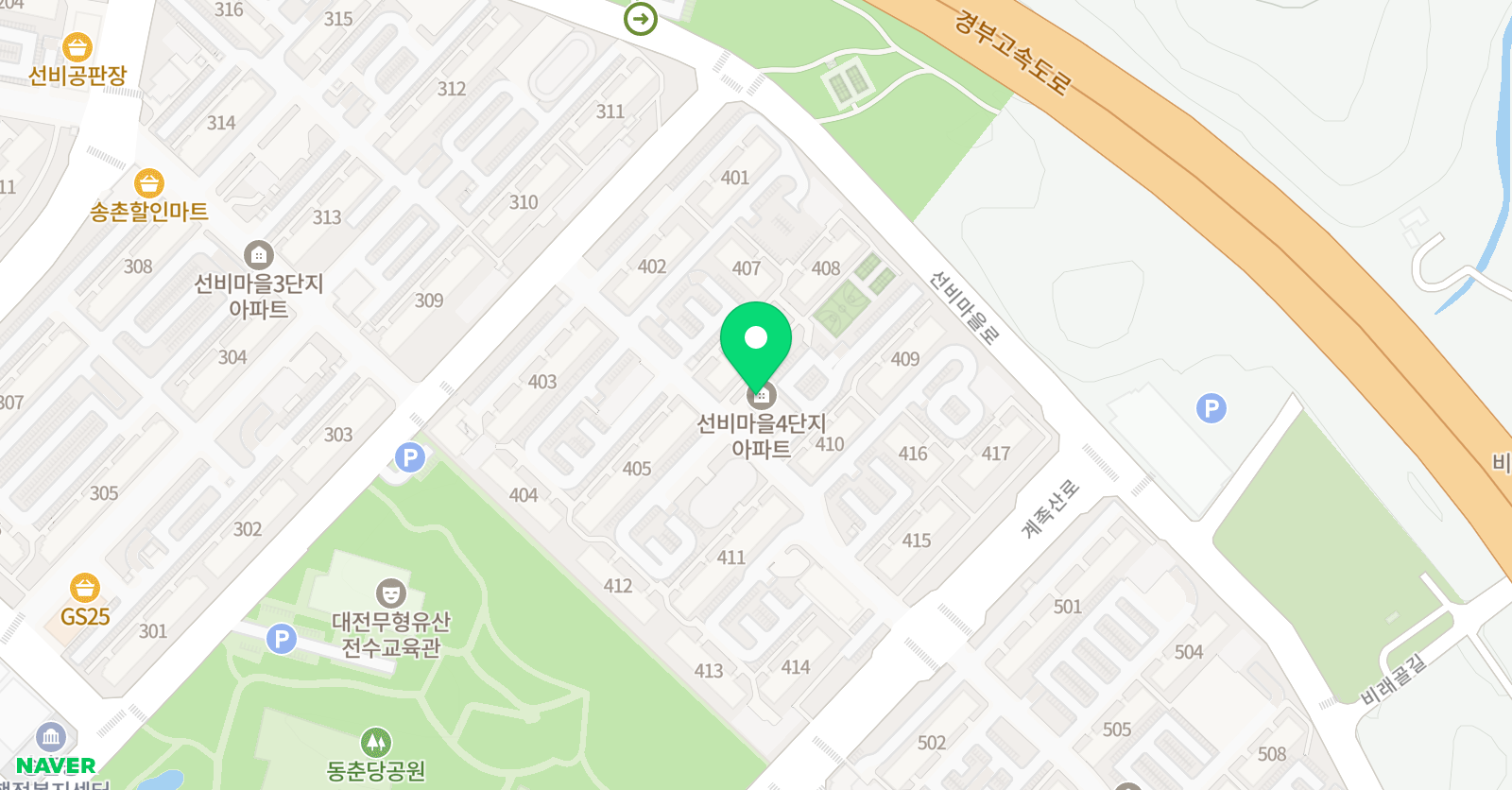 소리샘 음악학원 위치