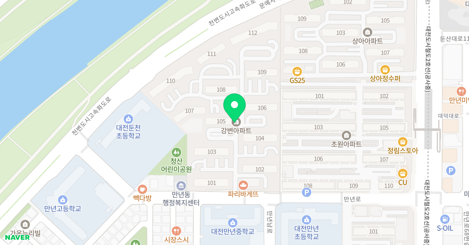 한우리 독서토론논술 만년홈교실 위치