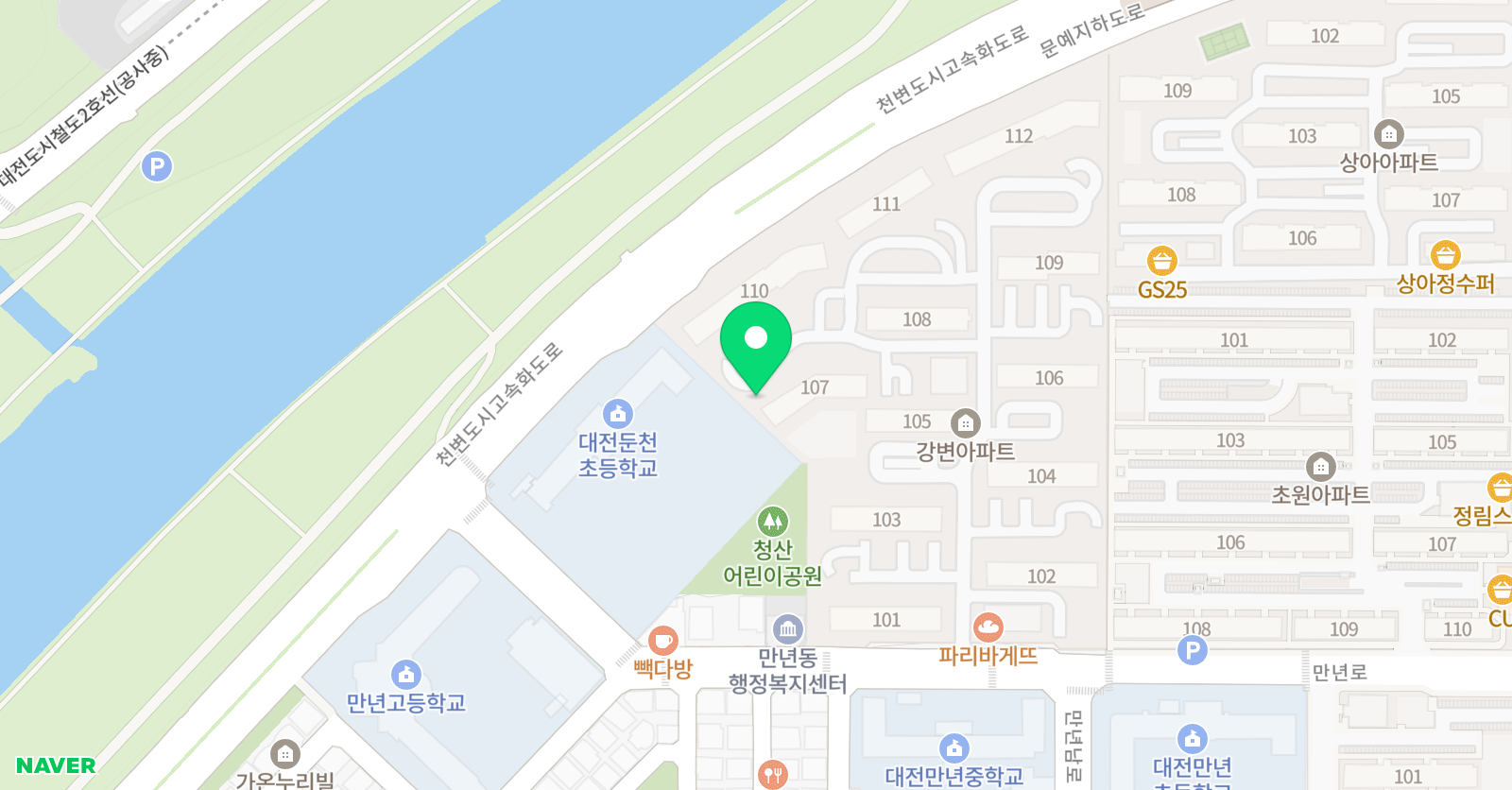 구원장 수학학원 위치