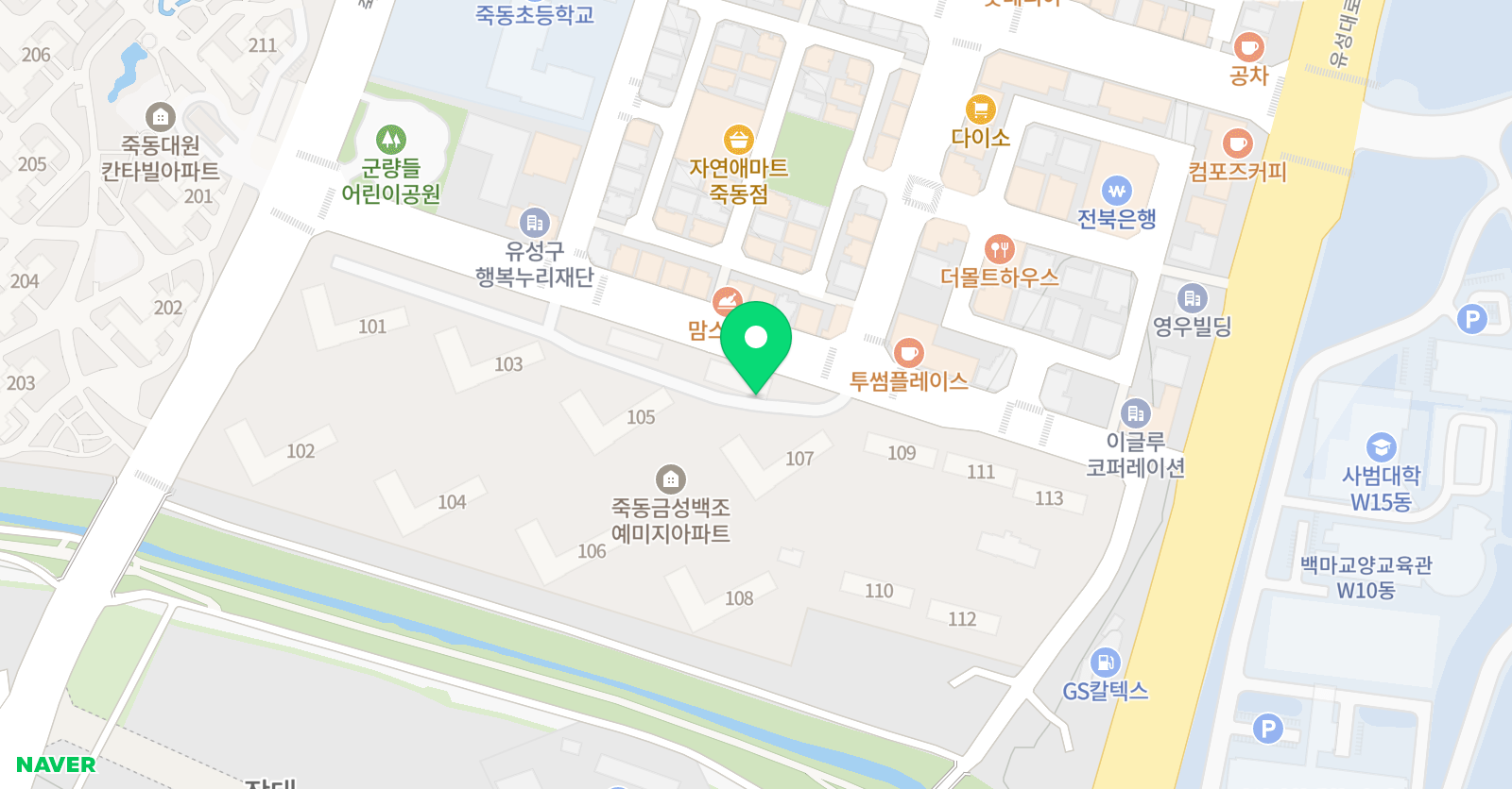 참좋은 태권도 위치
