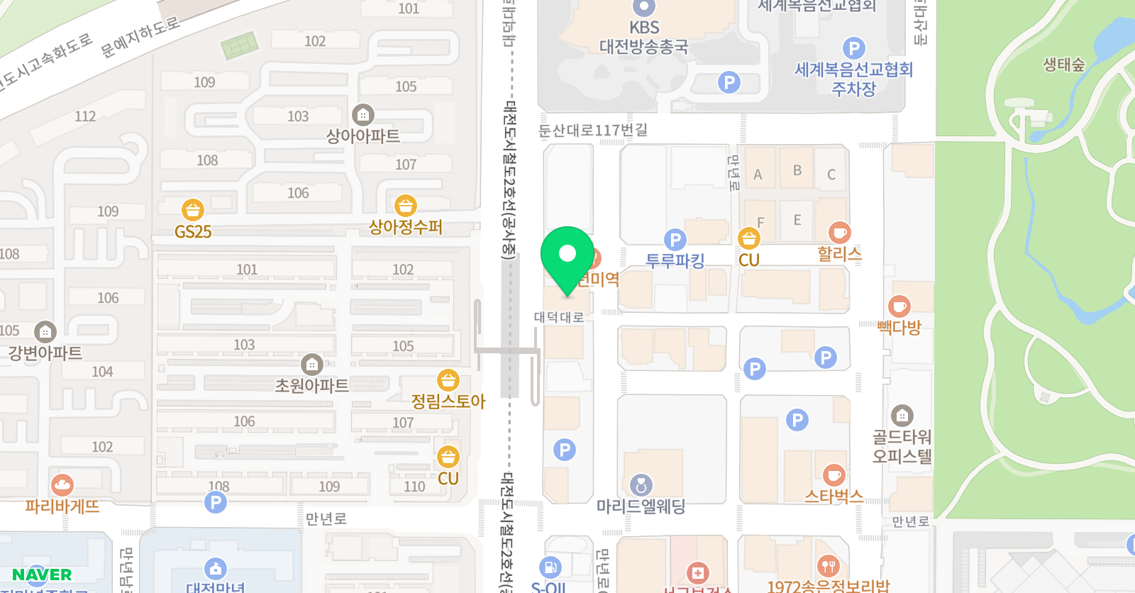 이지영재교육 학원 위치