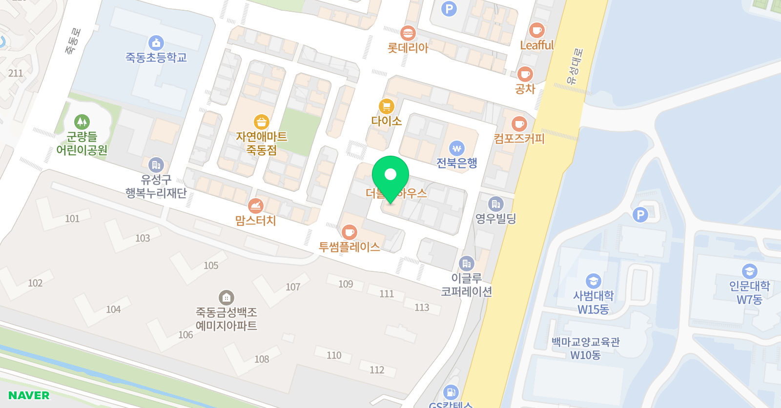 인재의 탄생 영어학원 위치