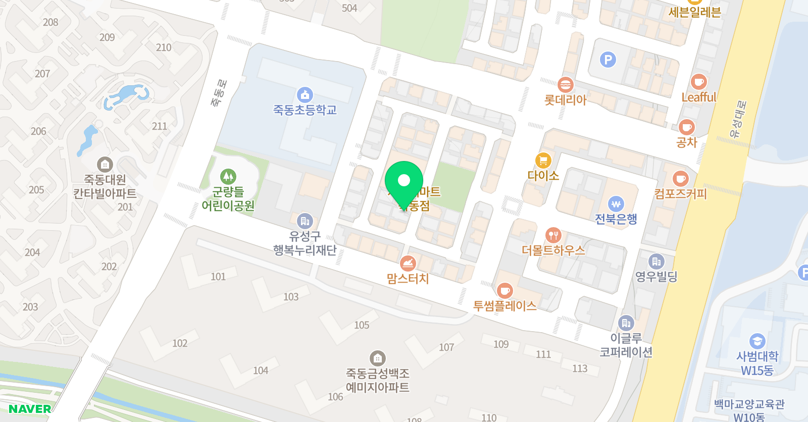 지니 영어교습소 위치