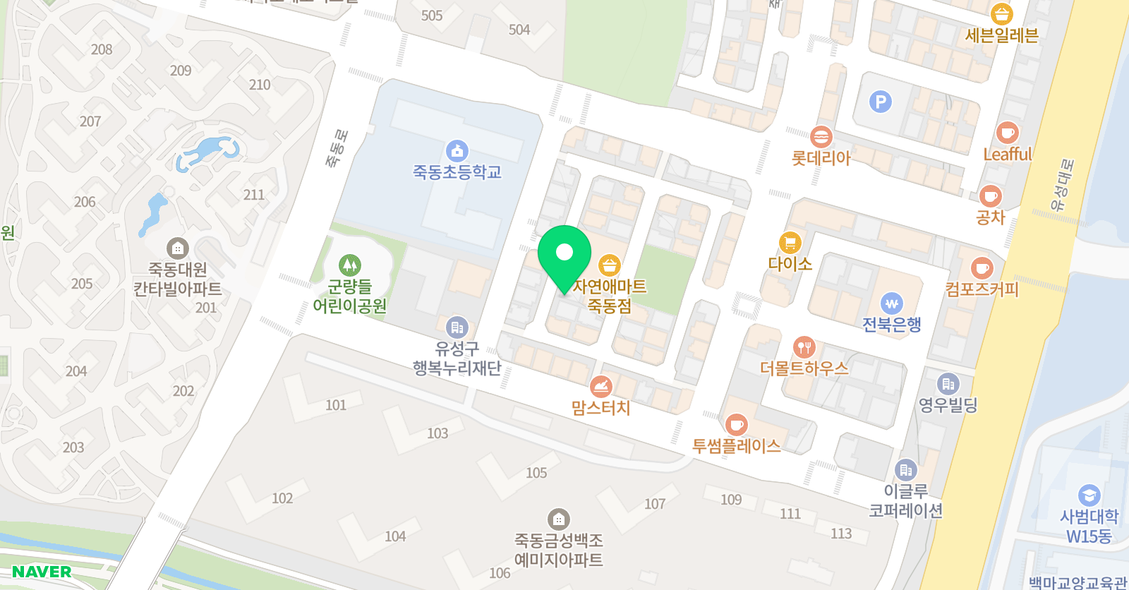 공선생 수학학원 위치