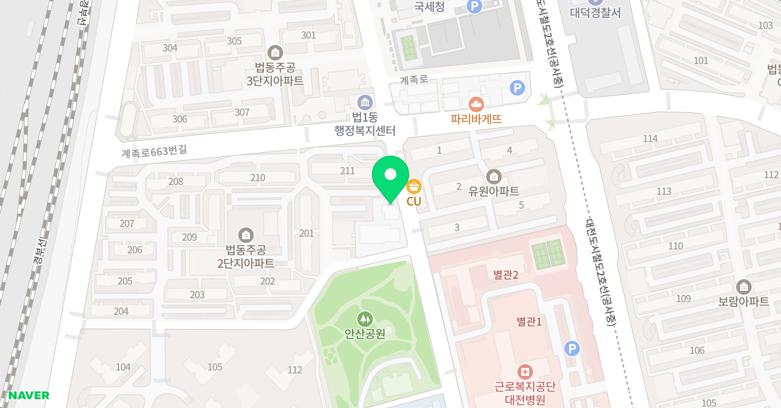 해맑은 음악학원 위치