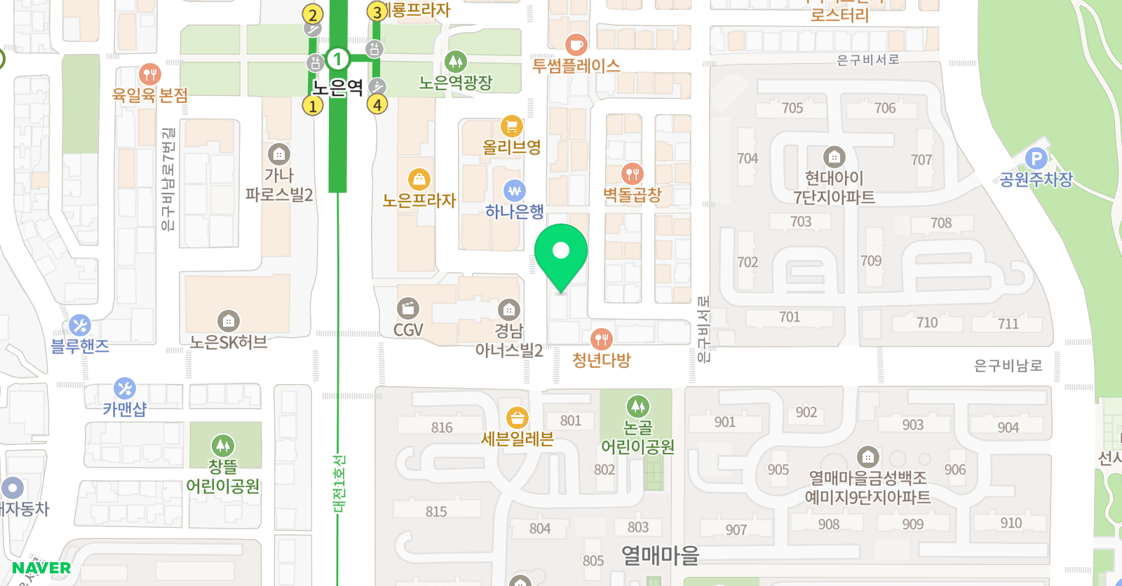 노은세인트 음악학원 위치
