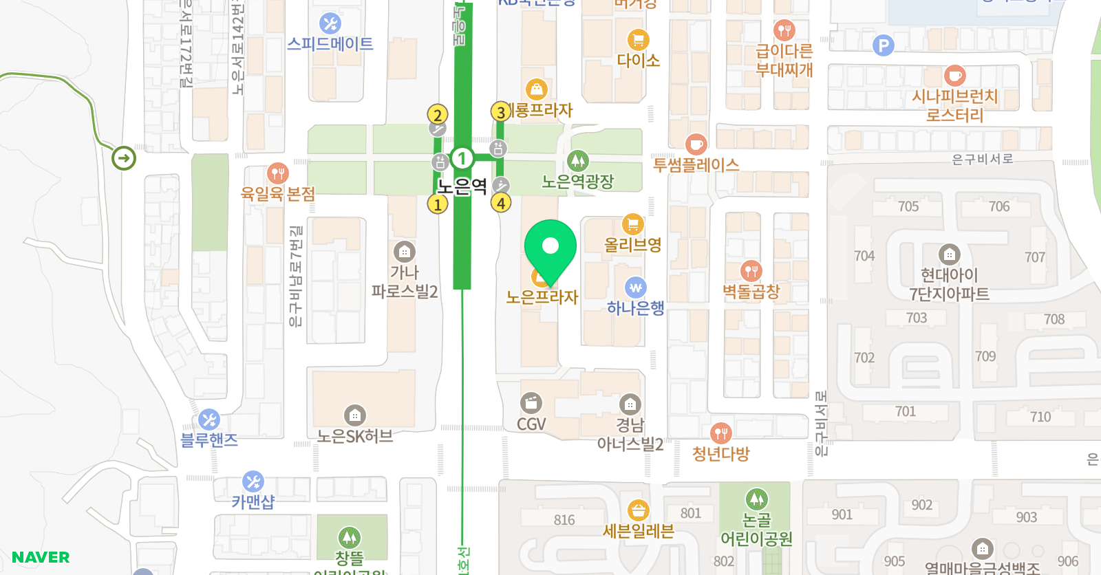 가온 음악학원 위치