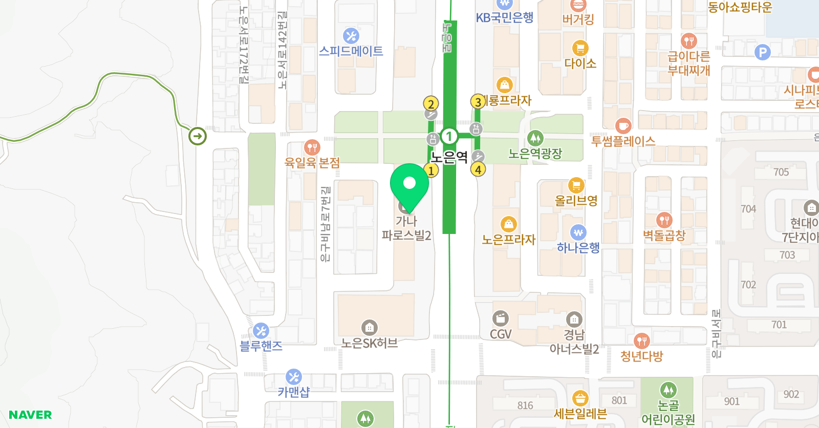 조쌤 1교시 영어학원 위치