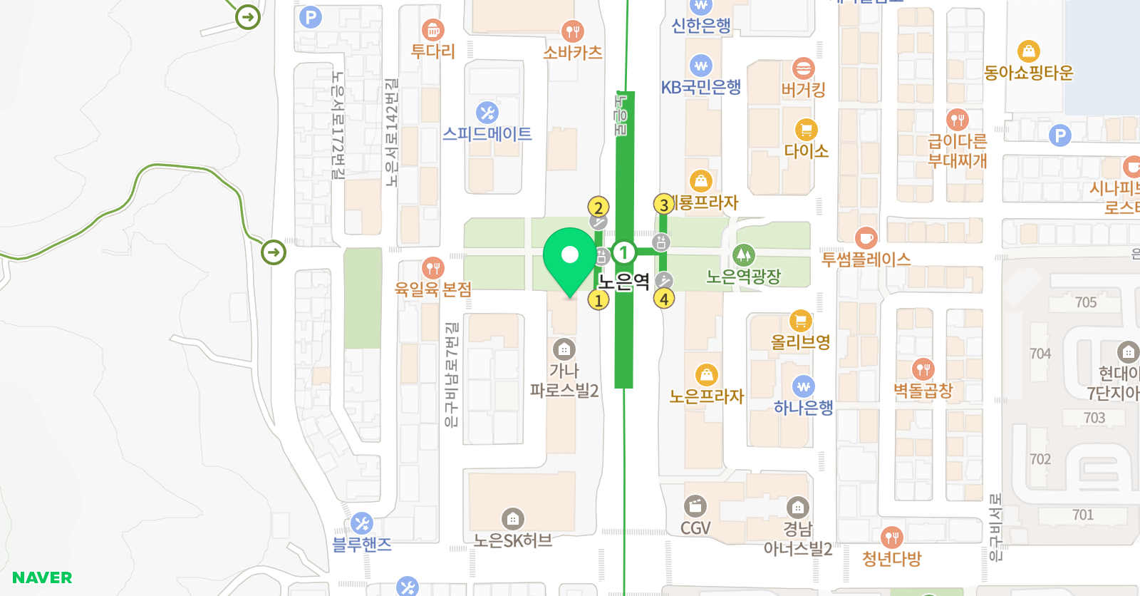 강남 영어학원 위치