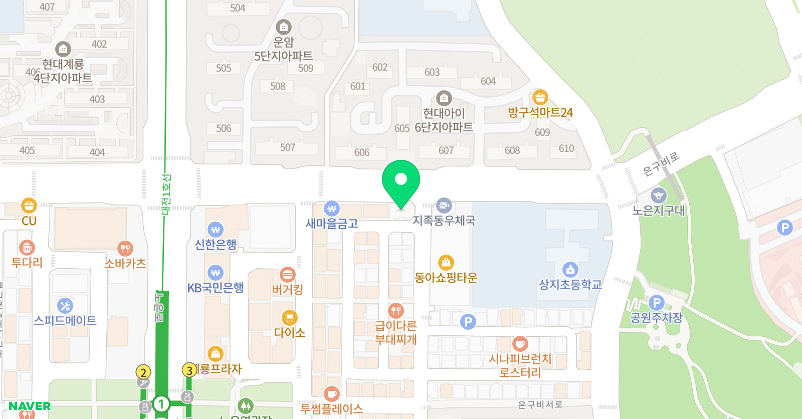 노은 음악학원 위치