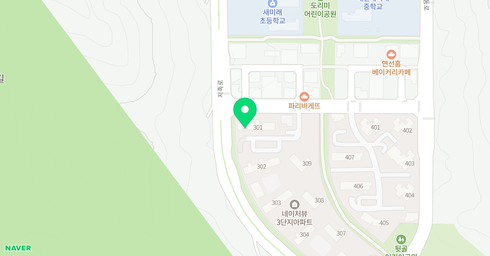 아이스크림홈런 새미래공부방 위치