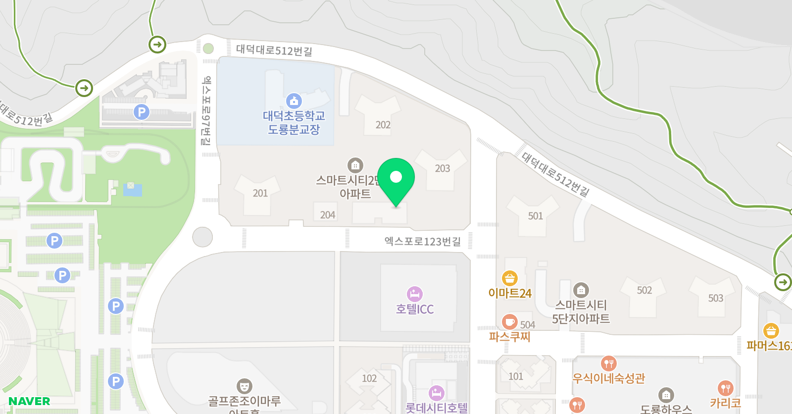 메이플베어 대전 위치