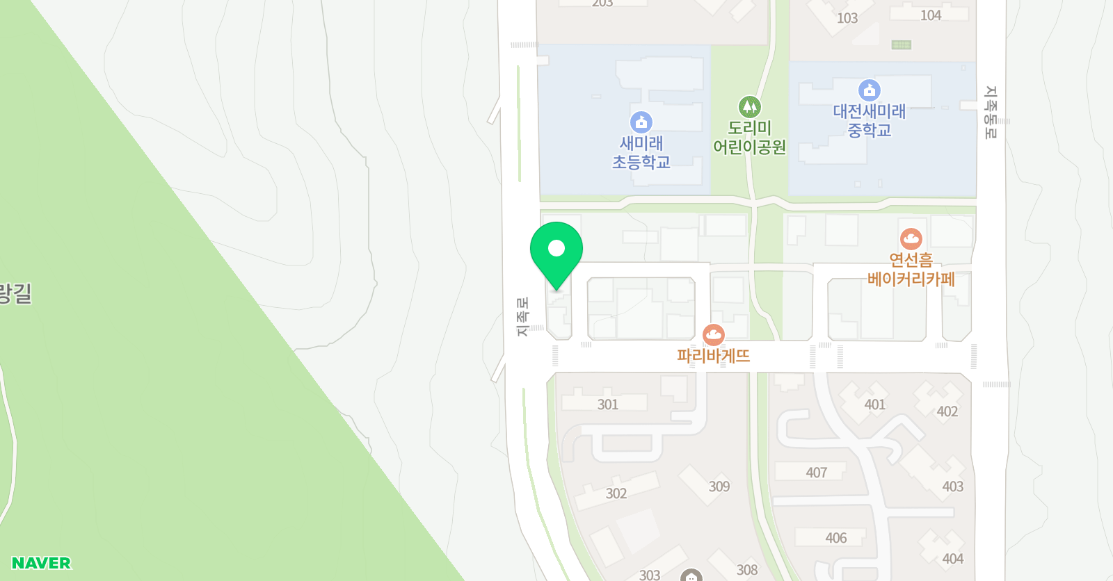 새미래 영수전문학원 위치