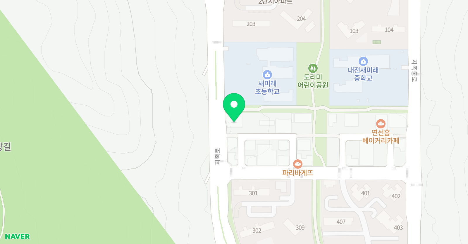 호신 태권도 위치