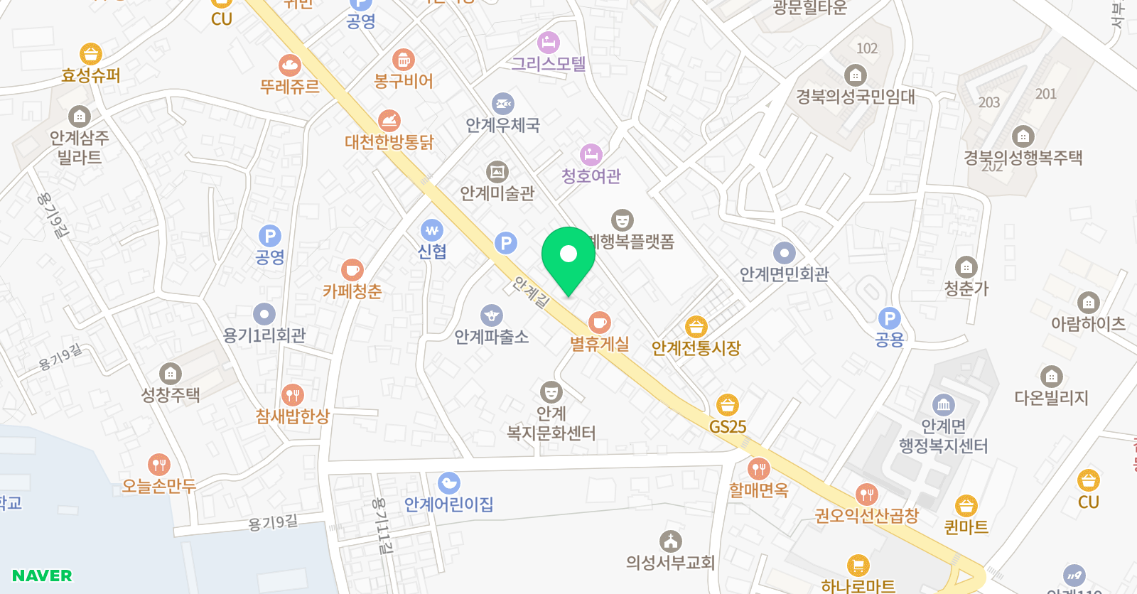 예쁜손 피아노 위치