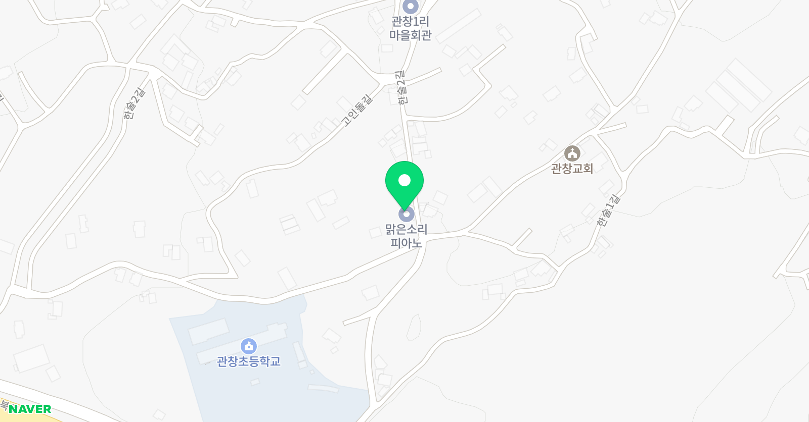 맑은소리 피아노 위치