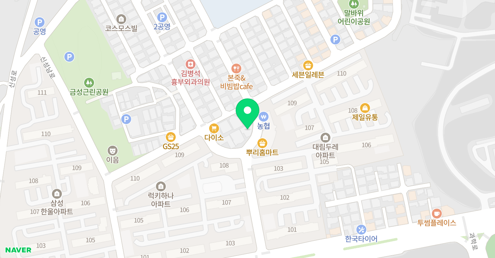 지인 학원 위치
