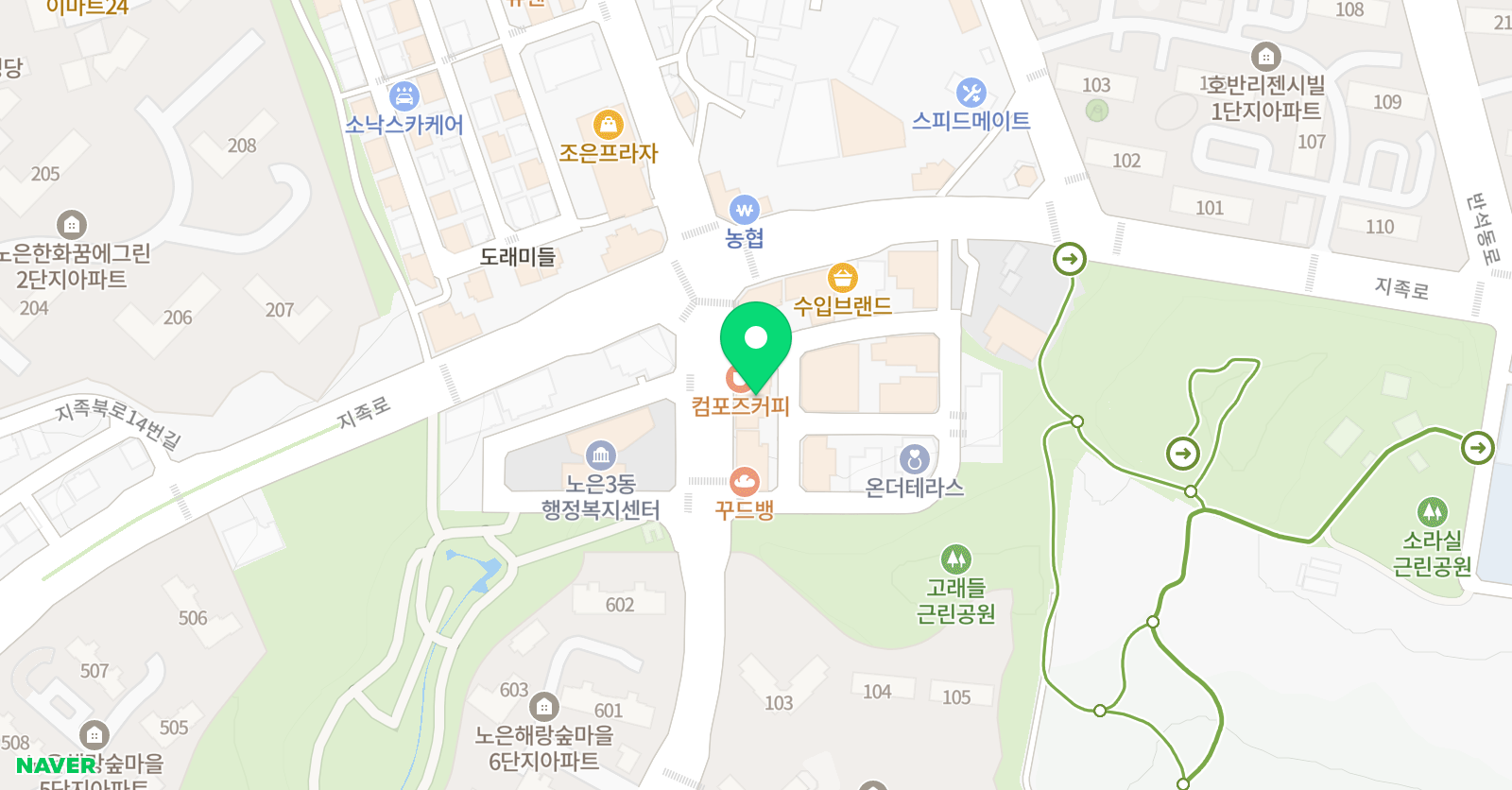 굿티쳐강남학원 위치