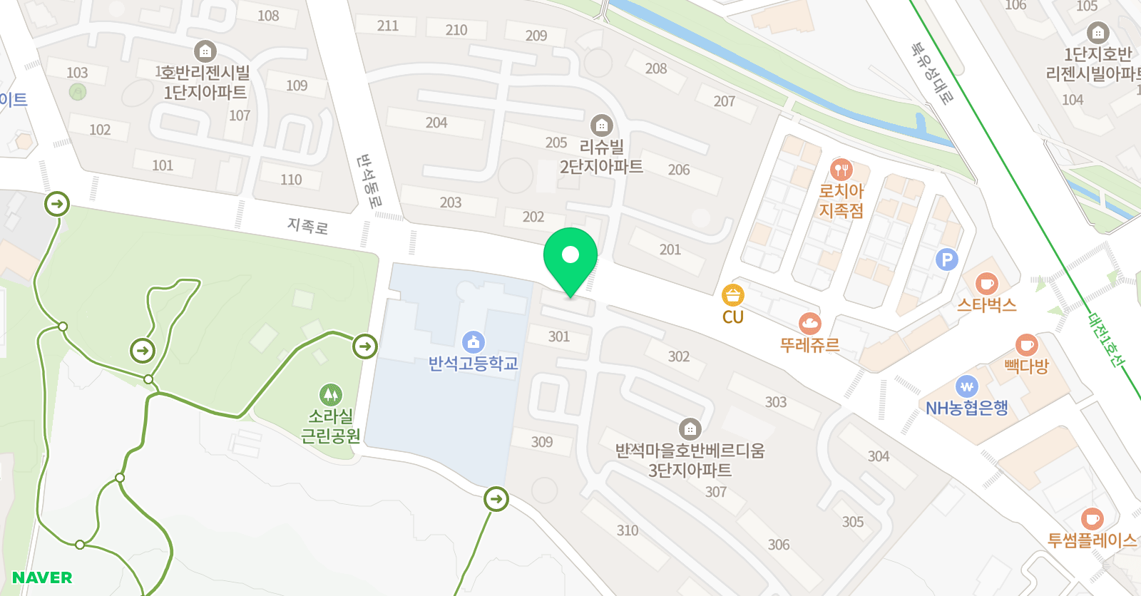 고흐의달 미술학원 위치
