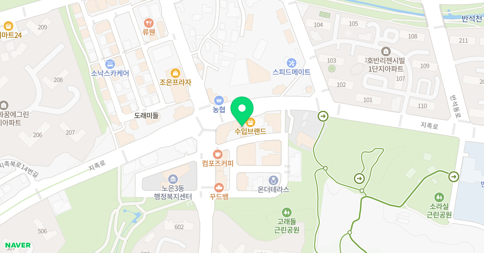 드림오브유도 반석유도관 위치
