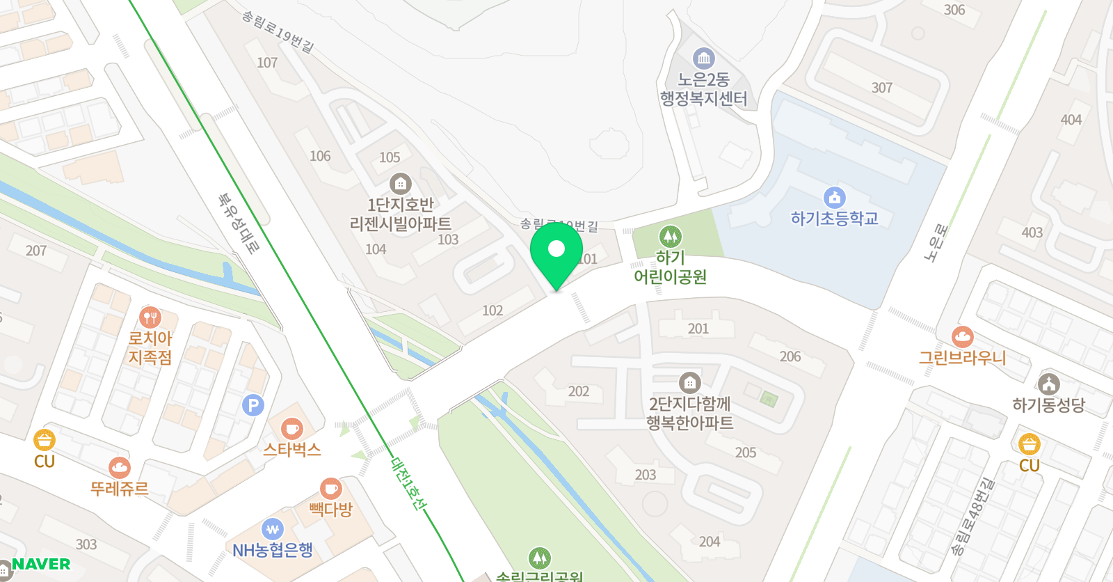 송림 피아노교습소 위치