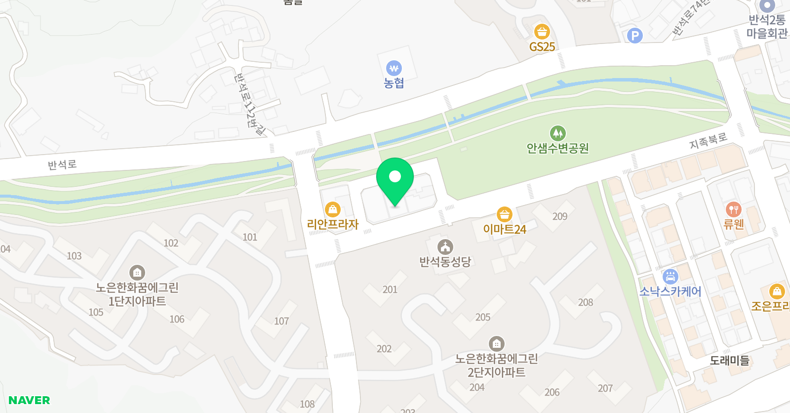 로잔 발레학원 위치