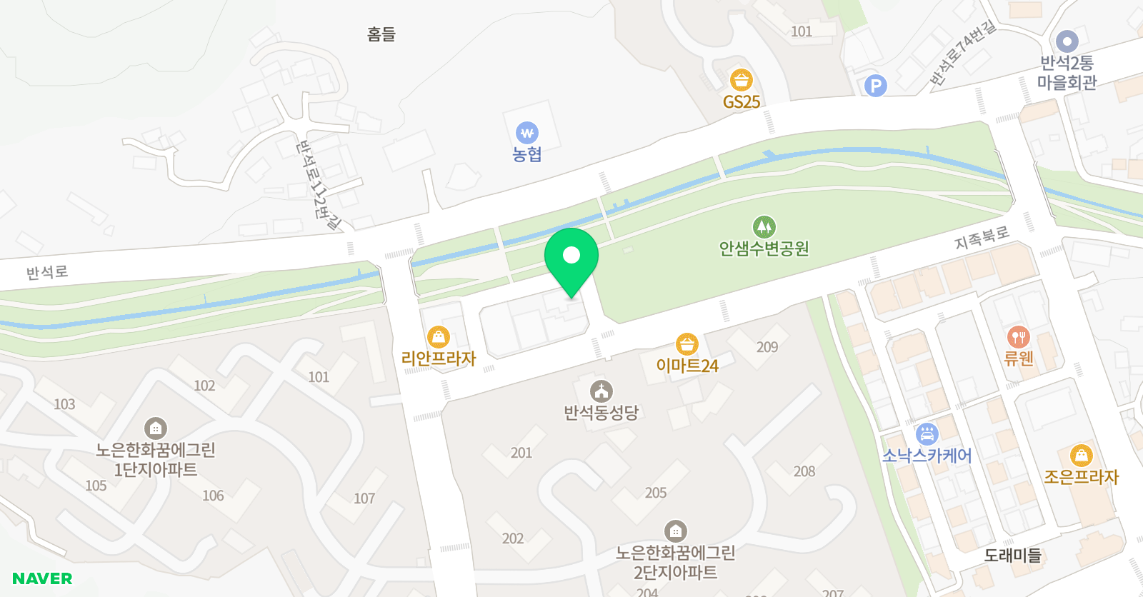 리브로아르츠 대전노은점 위치