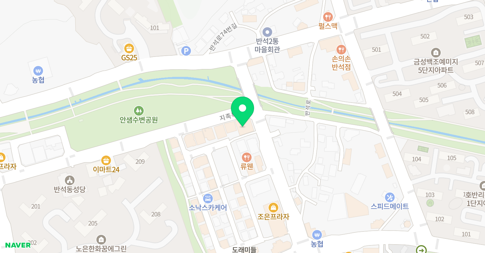 아트베네 미술학원 위치