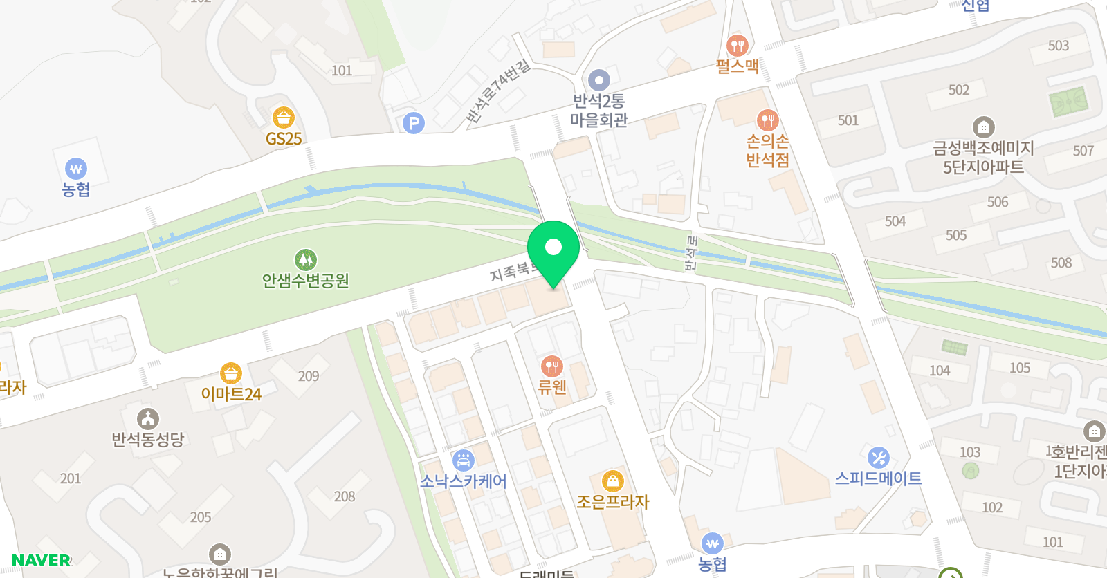 품태권도장 대전지족점 위치