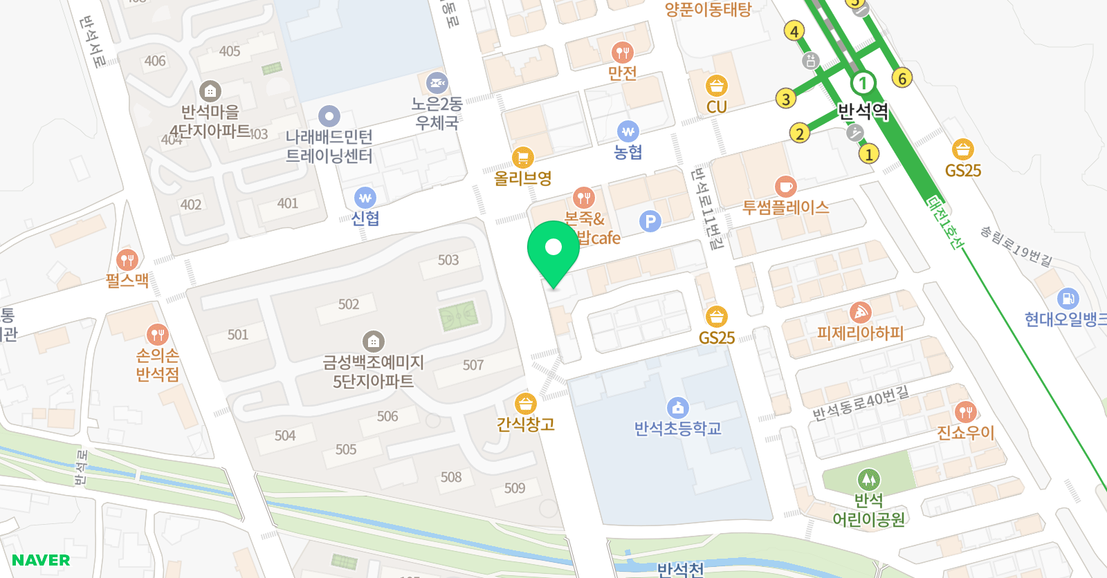 어뮤즈 음악학원 위치