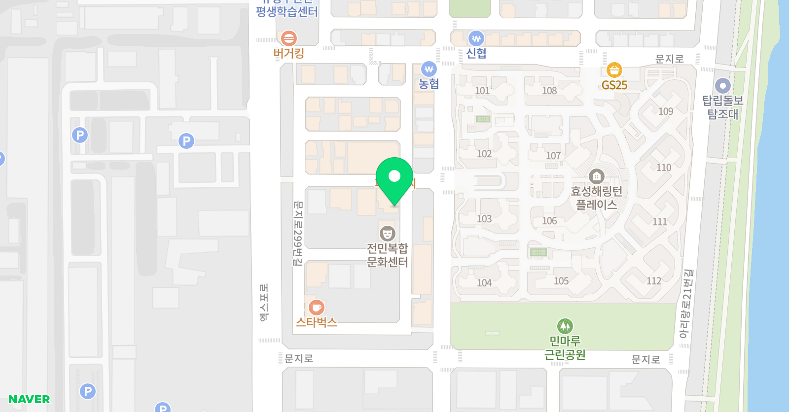 잉글리시스쿨 영어교습소 본점 위치