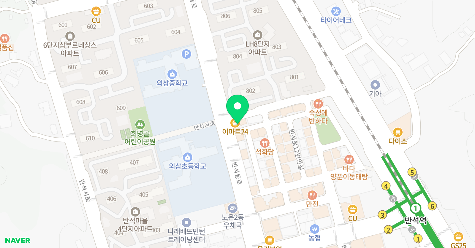 클랑 피아노 학원 위치