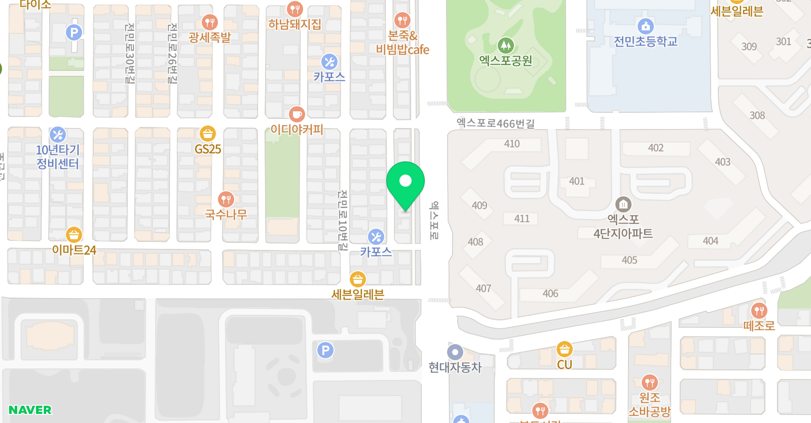 님버스 매스 크루 수학교습소 위치