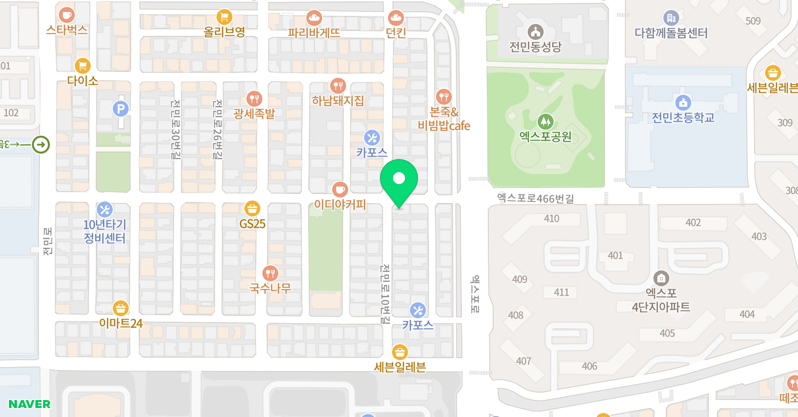제이워크 영어학원 위치