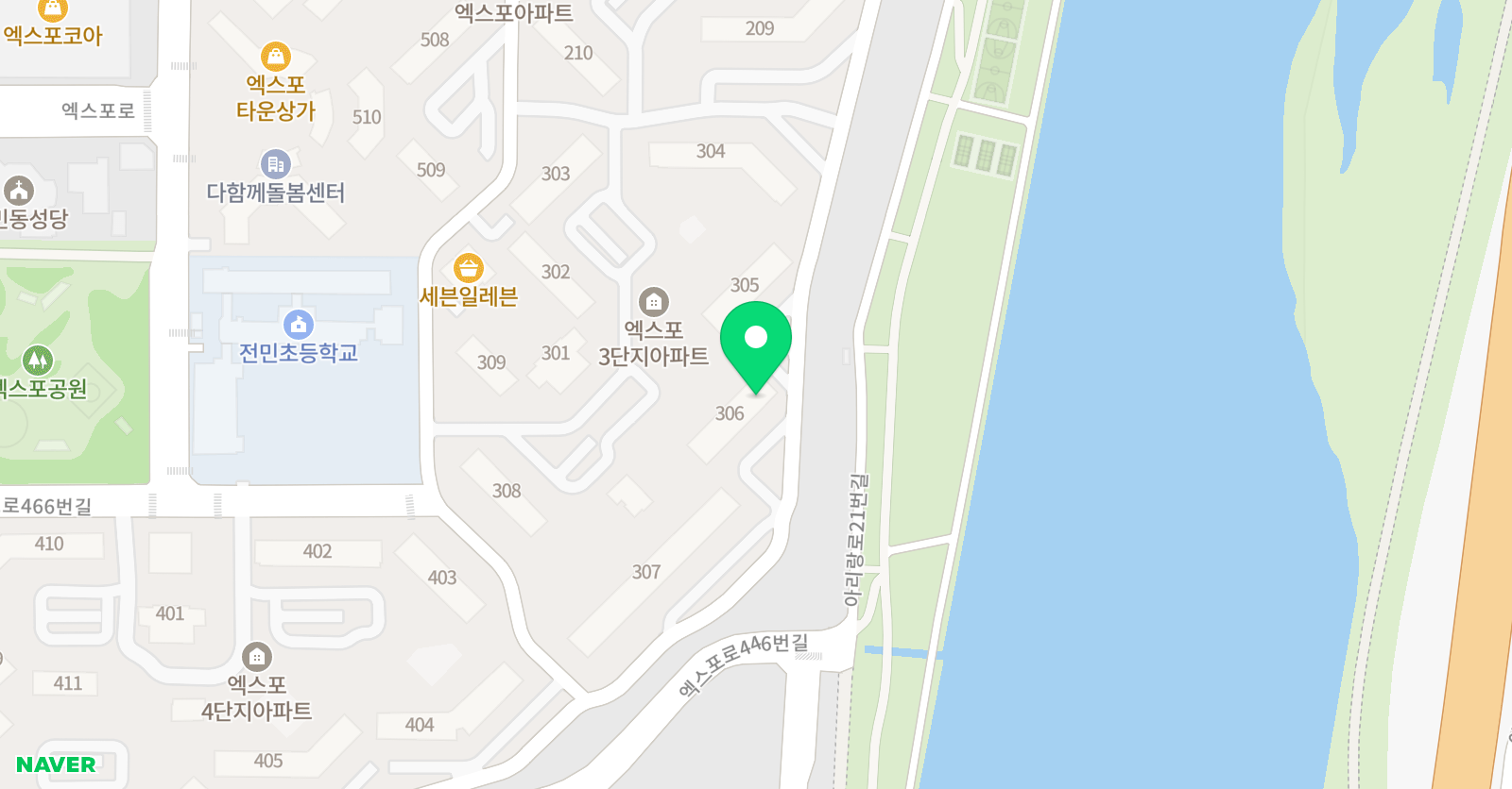 스마트해법 영어 전민엑스포교실 위치