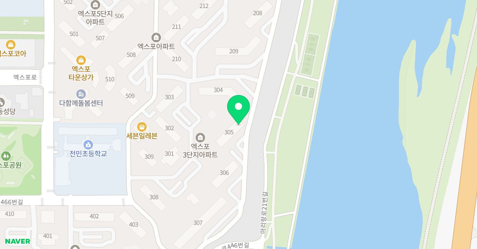 셀파우등생교실 엑스포교실 위치