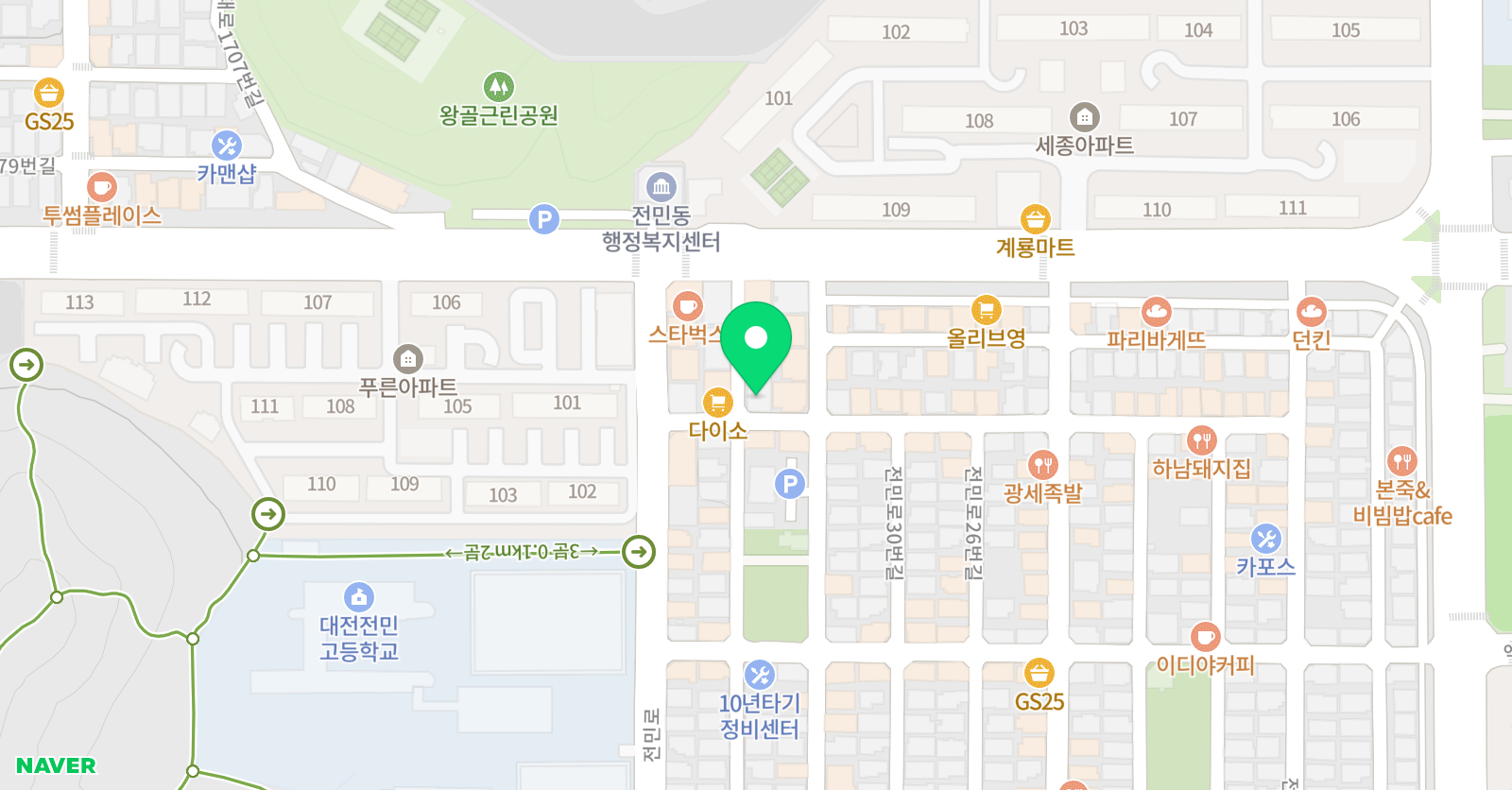 SOS 학원 위치