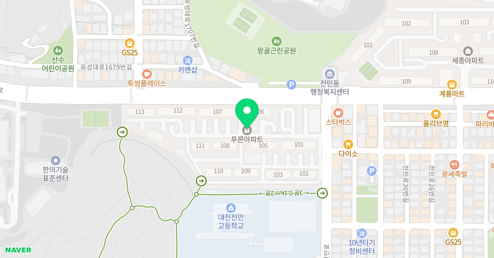 이야기숲 논술교습소 위치