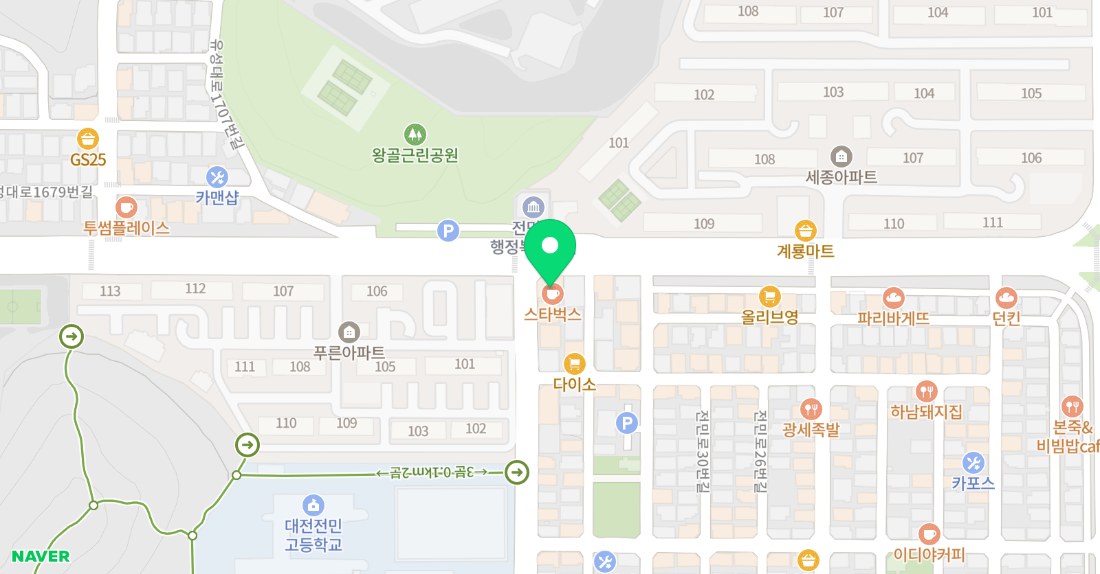 잉글리시짐 어학원 위치