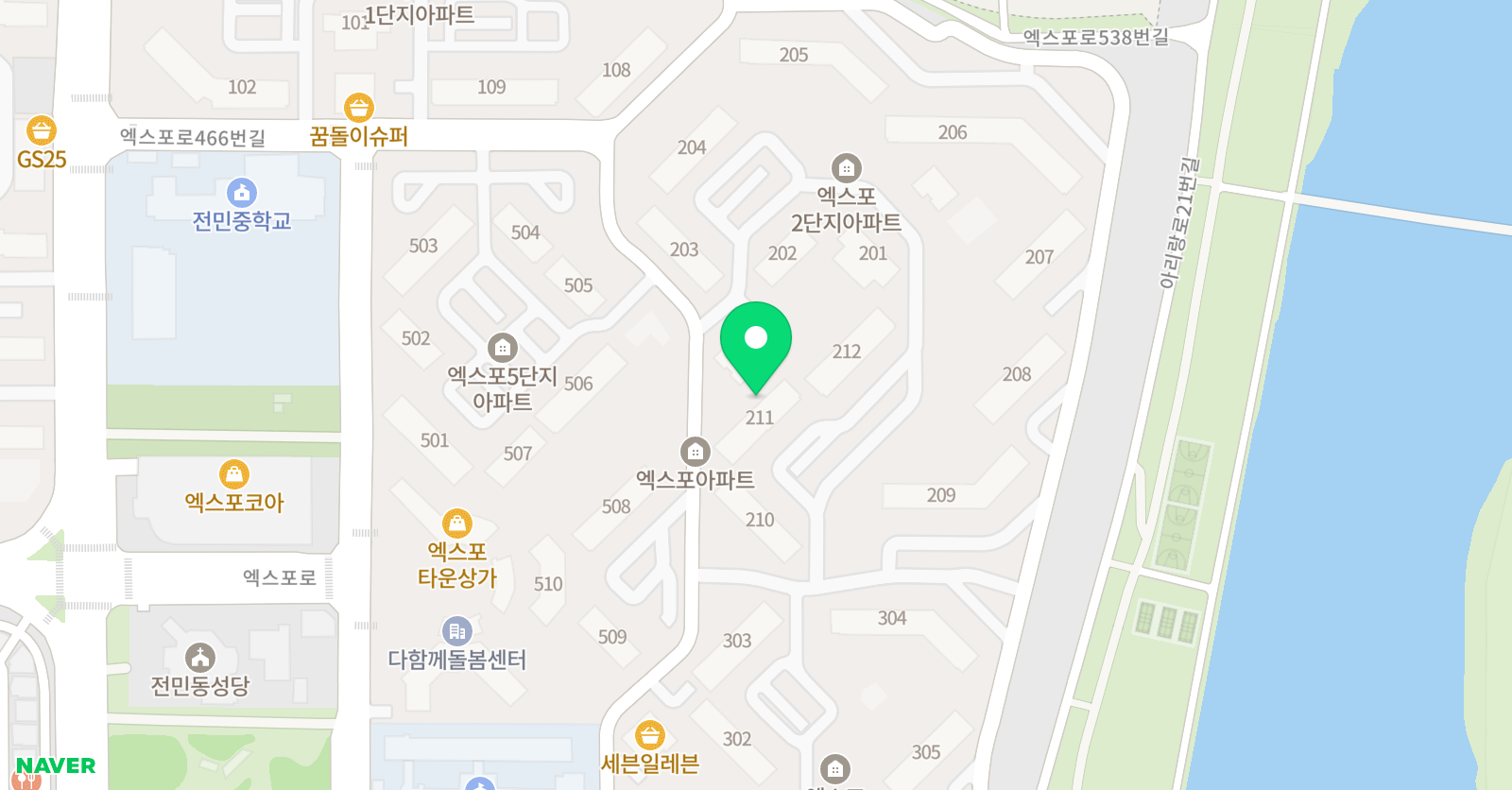 윤선생우리집앞 영어교실 전민엑스포 / 윤선생우리집앞 영어교습소 전민엑스포 위치