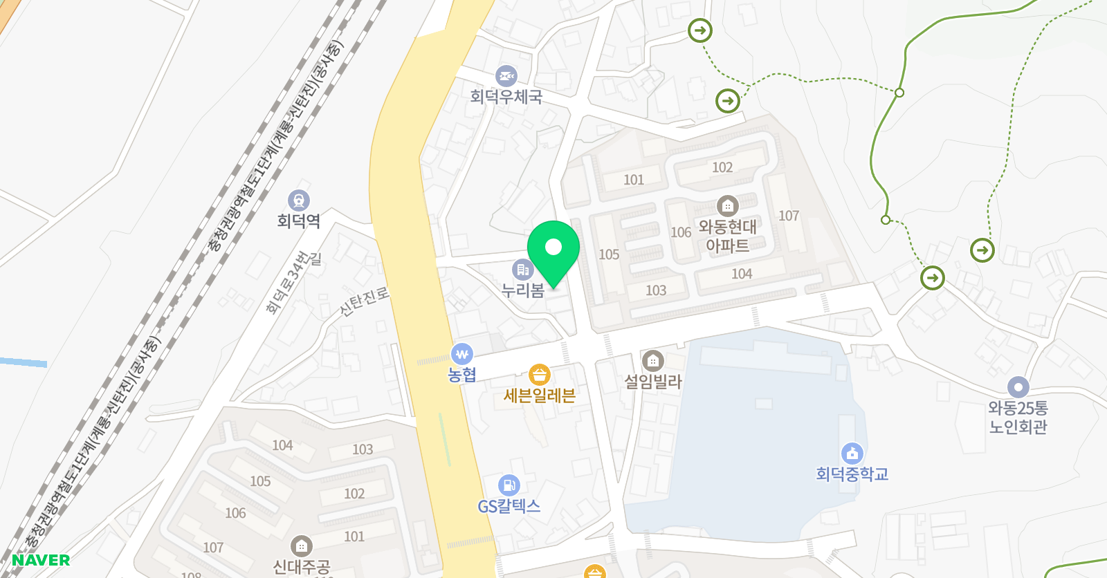 맑은솔 음악학원 위치